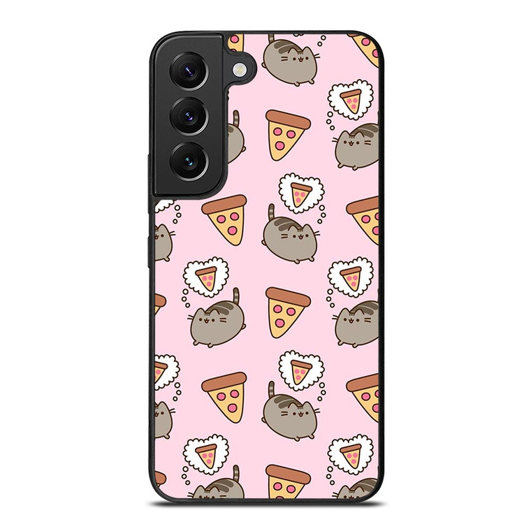 PUSHEEN THE CAT PIZZA Samsung Galaxy S22 Plus Case