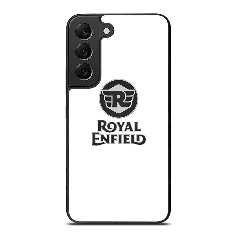 ROYAL ENFIELD WHITE LOGO Samsung Galaxy S22 Plus Case