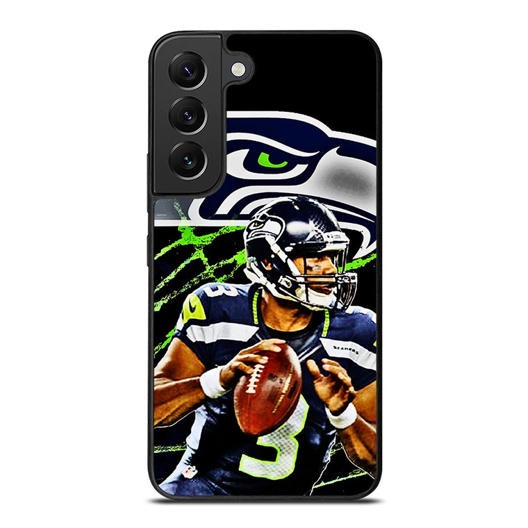 RUSSELL WILSON SEATTLE SEAHAWKS ART Samsung Galaxy S22 Plus Case RUSSELL WILSON SEATTLE SEAHAWKS ART Samsung Galaxy S22 Plus Case