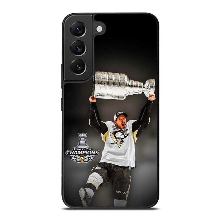 SIDNEY CROSBY PITTSBURGH PENGUINS CHAMPIONS Samsung Galaxy S22 Plus Case