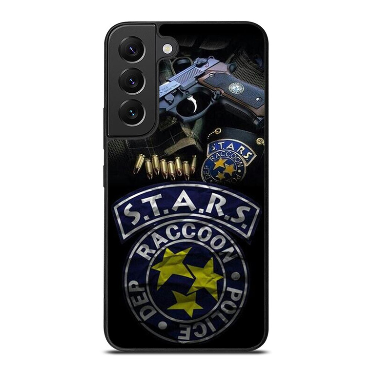 STARS RACCOON POLICE DEP BADGE 2 Samsung Galaxy S22 Plus Case