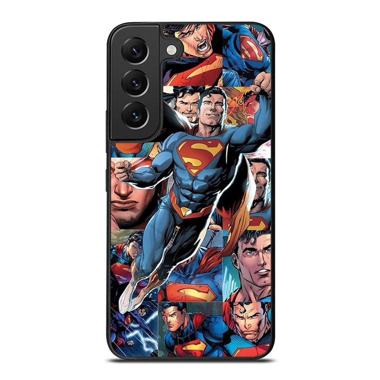 SUPERMAN COLLAGE SUPERHERO Samsung Galaxy S22 Plus Case