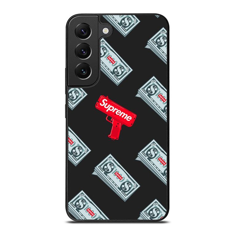 SUPREME MONEY GUN Samsung Galaxy S22 Plus Case