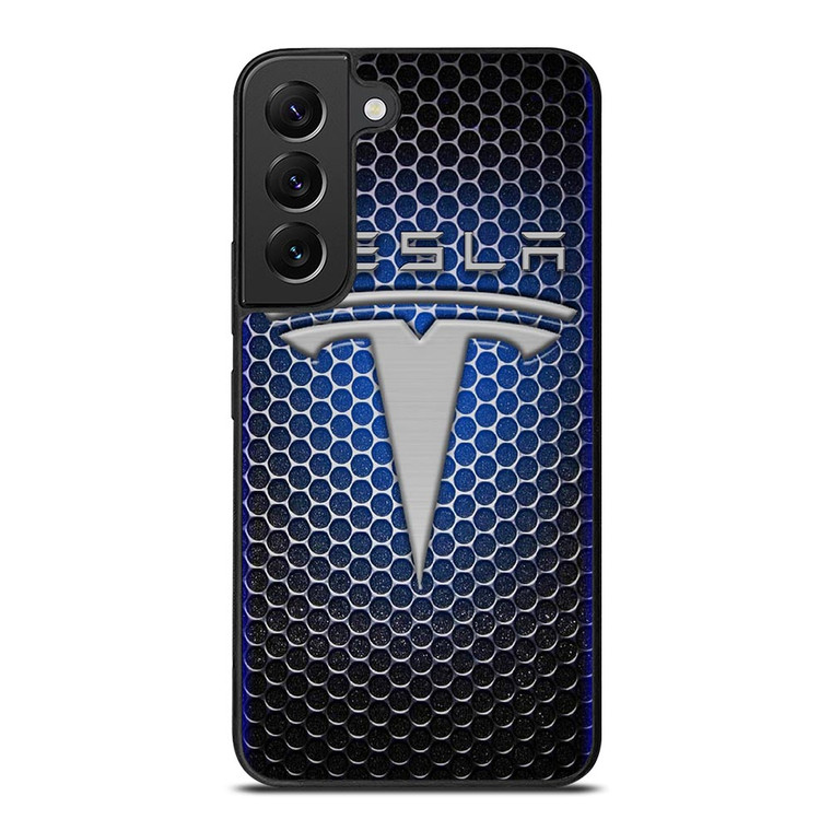TESLA METAL LOGO Samsung Galaxy S22 Plus Case