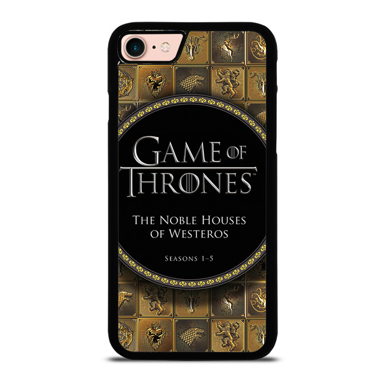 GAME OF THRONES THE NOBLE HOUSES OF WESTEROS iPhone 8 Case