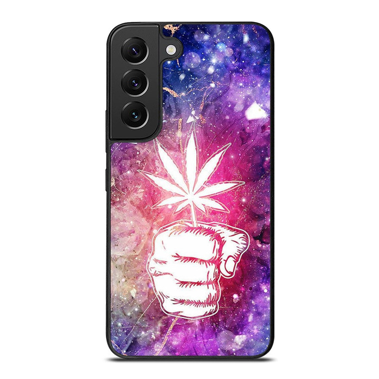 WEEDS MARIJUANA NEBULA Samsung Galaxy S22 Plus Case