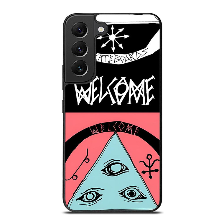 WELCOME SKATEBOARDS TWO Samsung Galaxy S22 Plus Case WELCOME SKATEBOARDS TWO Samsung Galaxy S22 Plus Case