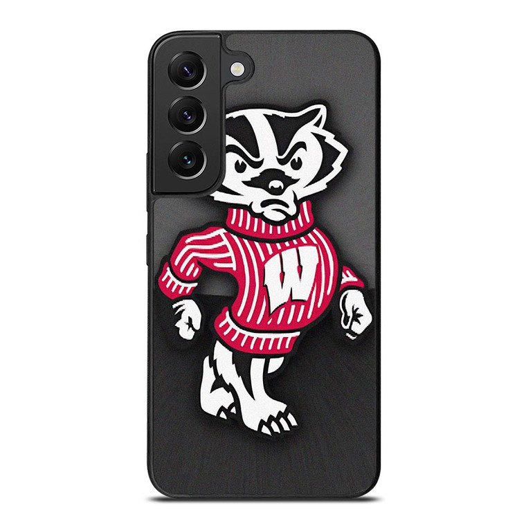 WISCONSIN BADGERS FOOTBALL MASCOT Samsung Galaxy S22 Plus Case WISCONSIN BADGERS FOOTBALL MASCOT Samsung Galaxy S22 Plus Case