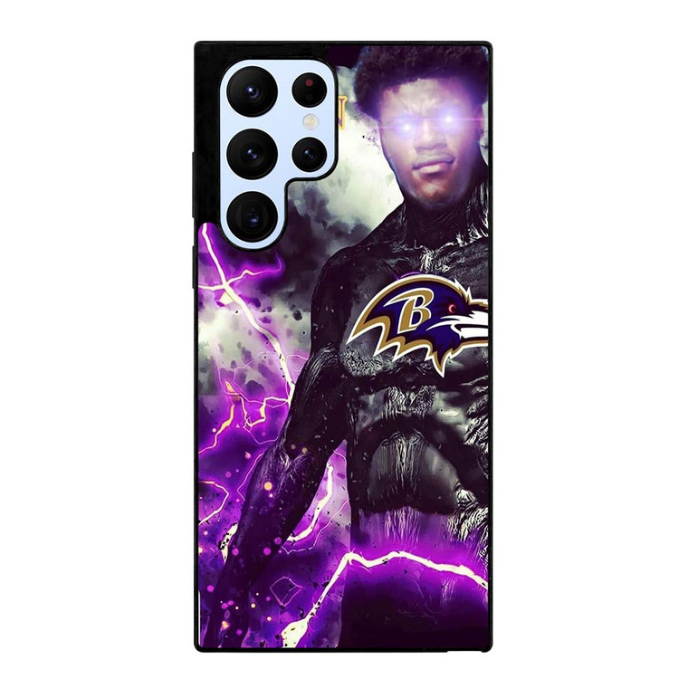 LAMAR JACKSON BALTIMORE RAVENS ART Samsung Galaxy S22 Ultra Case