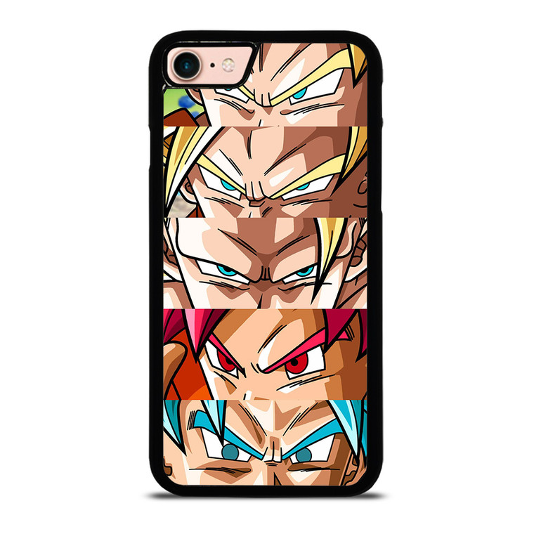 GOKU DRAGON BALL EYE COLLAGE iPhone 8 Case
