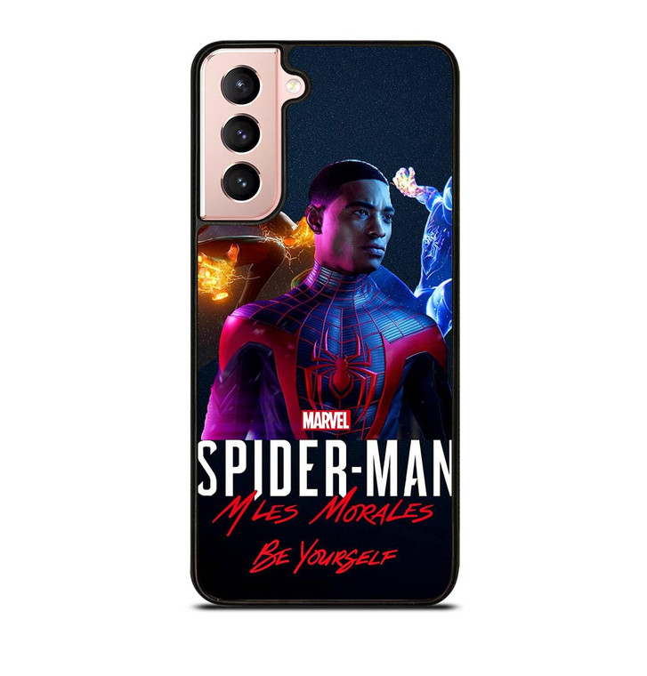 MARVEL SPIDERMAN MILES MORALES POSTER Samsung Galaxy S21 Case