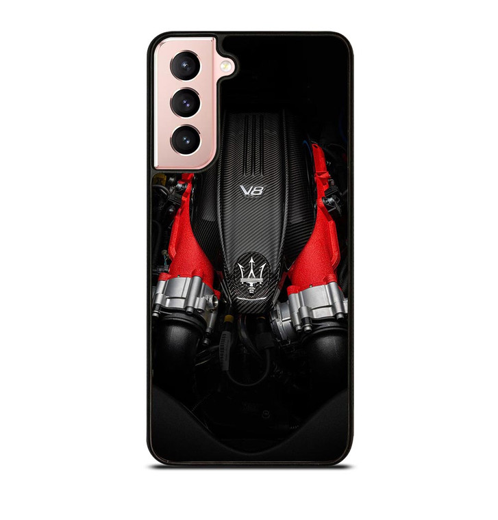 MASERATI V8 ENGINE Samsung Galaxy S21 Case MASERATI V8 ENGINE Samsung Galaxy S21 Case