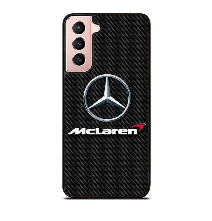 MERCEDES MCLAREN CARBON LOGO Samsung Galaxy S21 Case MERCEDES MCLAREN CARBON LOGO Samsung Galaxy S21 Case