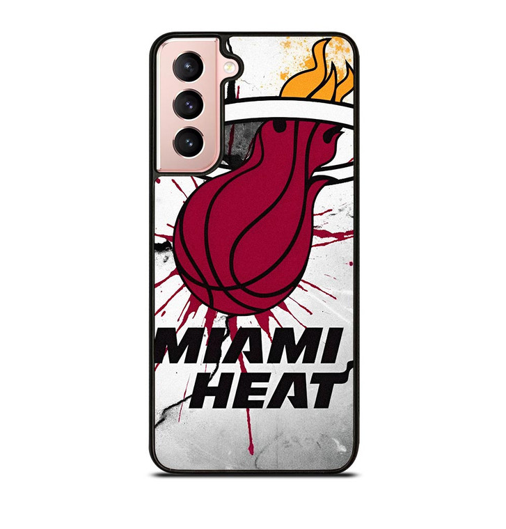 MIAMI HEAT CRACKED LOGO Samsung Galaxy S21 Case