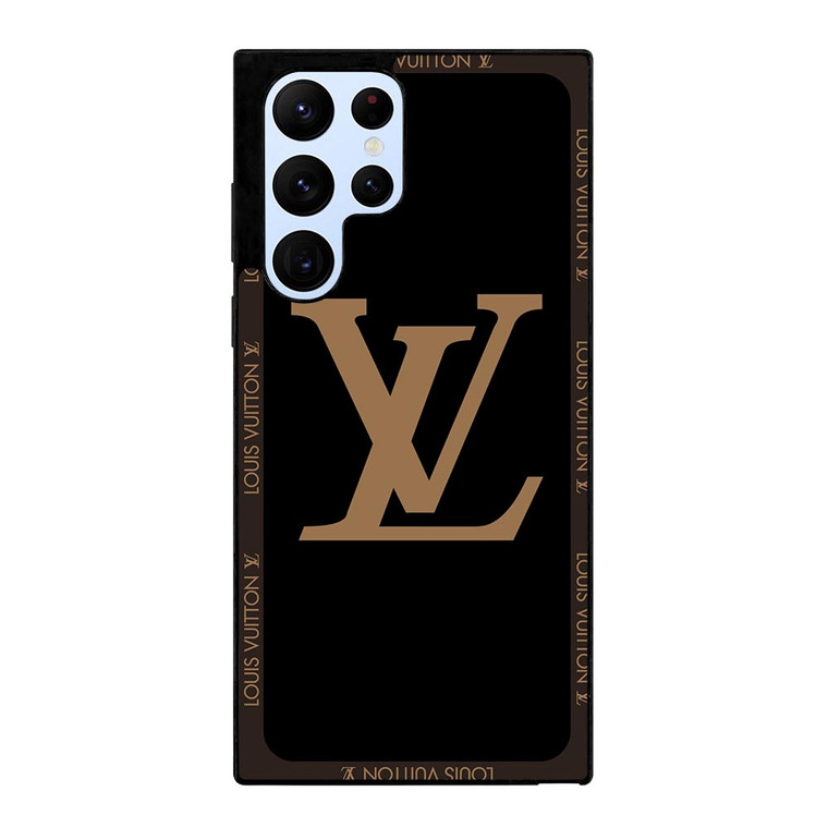 LOUIS VUITTON ROUND BLACK Samsung Galaxy S22 Ultra Case