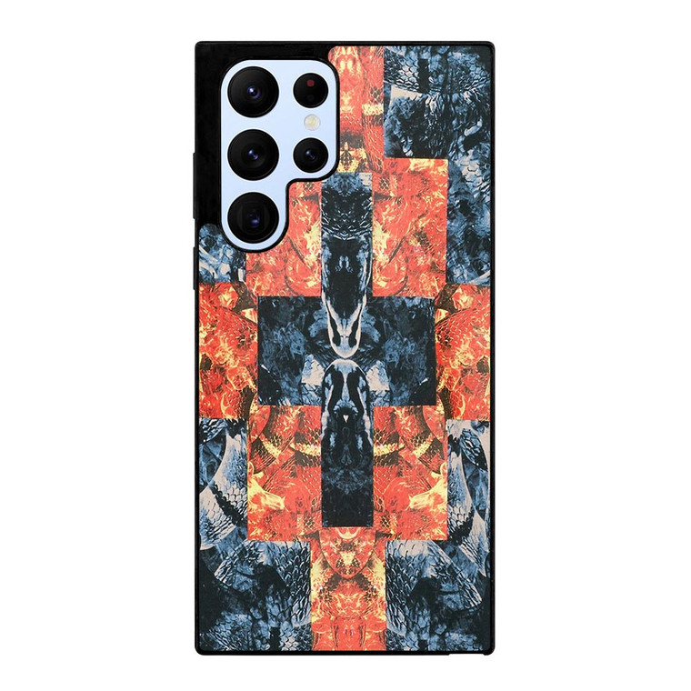 MARCELO BURLON ABSTRACT ART Samsung Galaxy S22 Ultra Case