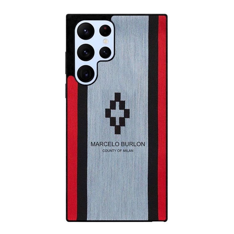 MARCELO BURLON STRIPE LOGO Samsung Galaxy S22 Ultra Case