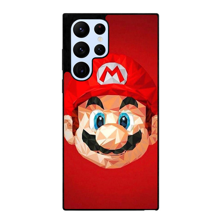 MARIO BROS CLIPART HEAD Samsung Galaxy S22 Ultra Case