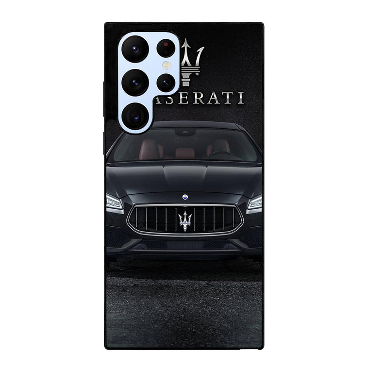MASERATI CAR BLACK LOGO Samsung Galaxy S22 Ultra Case