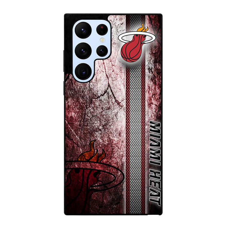 MIAMI HEAT GRUNGE LOGO Samsung Galaxy S22 Ultra Case