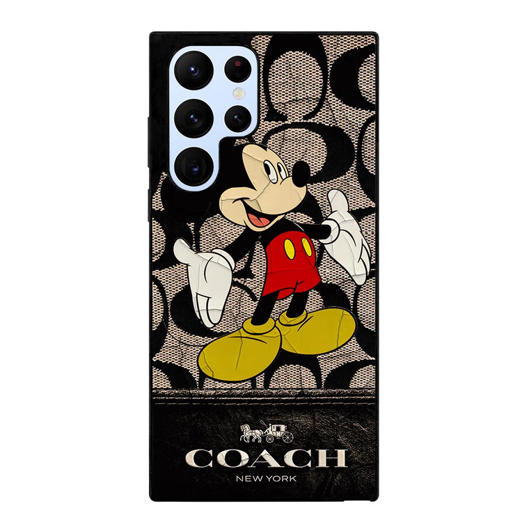 MICKEY MOUSE COACH NEW YORK Samsung Galaxy S22 Ultra Case