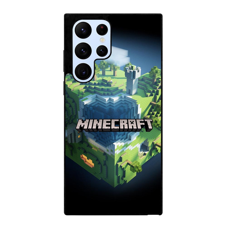 MINECRAFT GAME WORLD LOGO Samsung Galaxy S22 Ultra Case