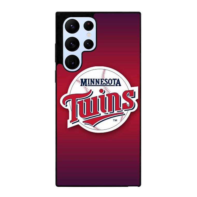 MINNESOTA TWINS MLB BADGE Samsung Galaxy S22 Ultra Case MINNESOTA TWINS MLB BADGE Samsung Galaxy S22 Ultra Case