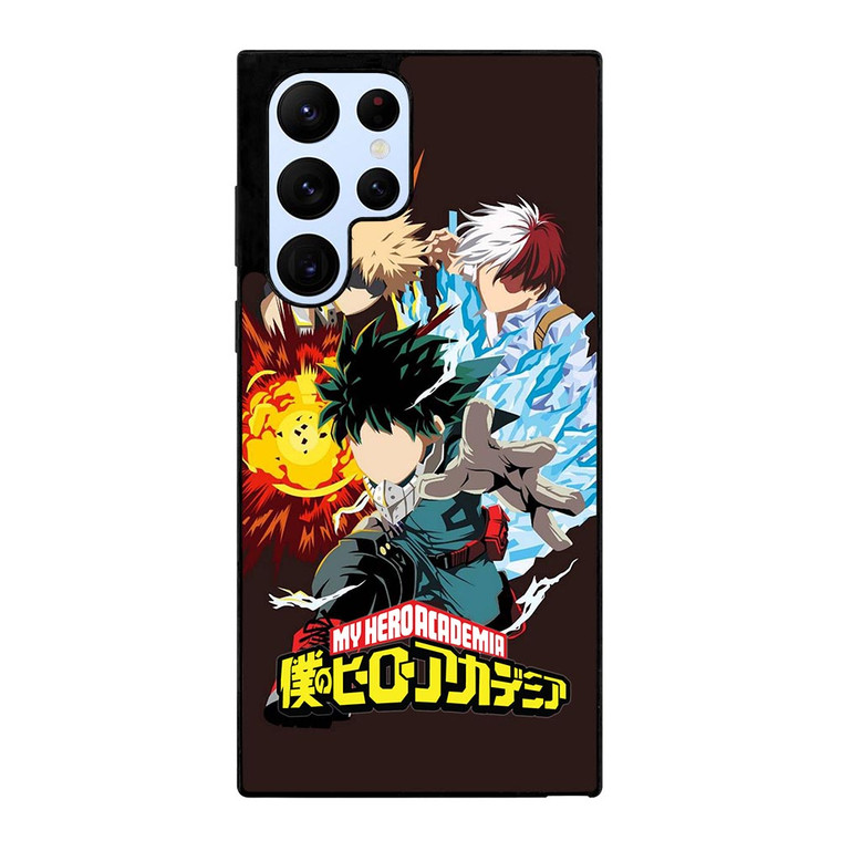 MY HERO ACADEMIA DEKU TODOROKI AND BAKUGOU Samsung Galaxy S22 Ultra Case