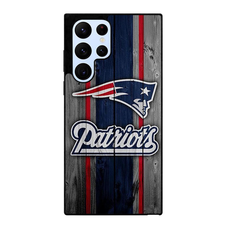 NEW ENGLAND PATRIOTS WOODEN LOGO Samsung Galaxy S22 Ultra Case