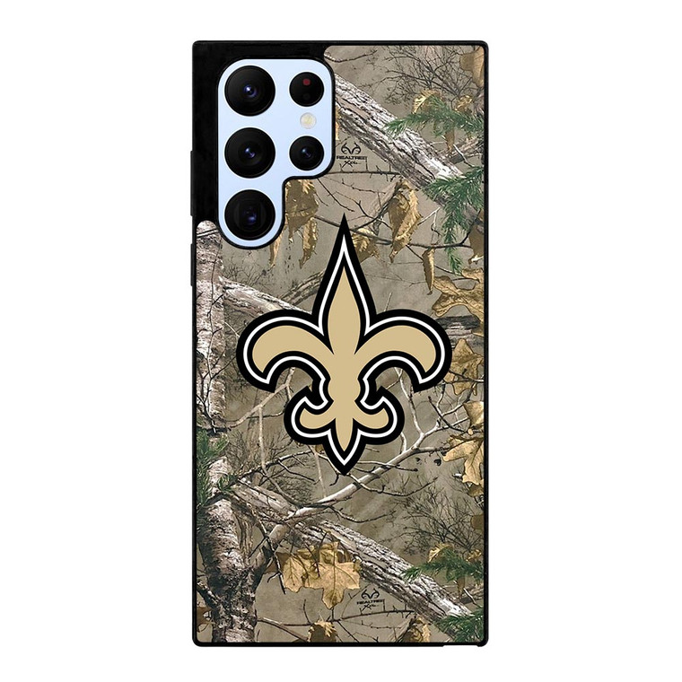 NEW ORLEANS SAINTS CAMO LOGO Samsung Galaxy S22 Ultra Case