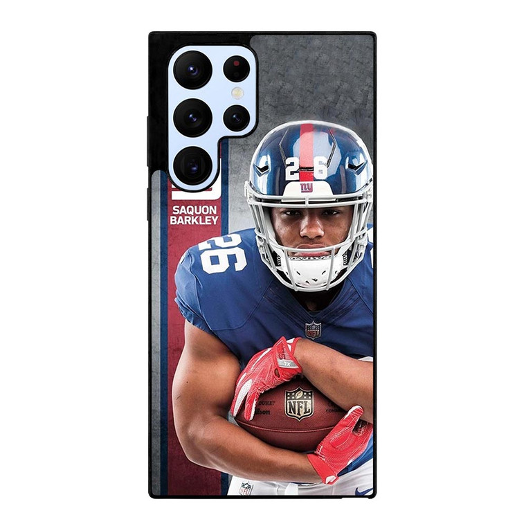 NEW YORK GIANTS SAQUON BARKLEY FOOTBALL Samsung Galaxy S22 Ultra Case