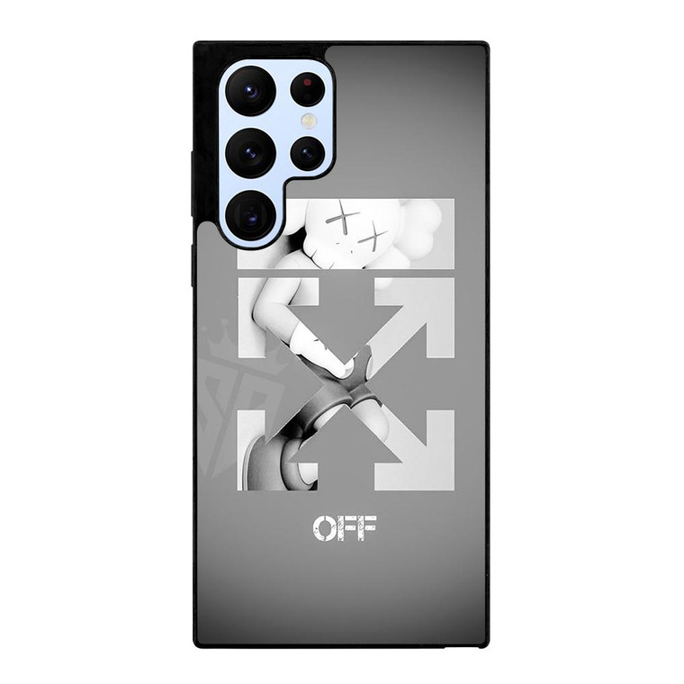 OFF WHITE KAWS Samsung Galaxy S22 Ultra Case