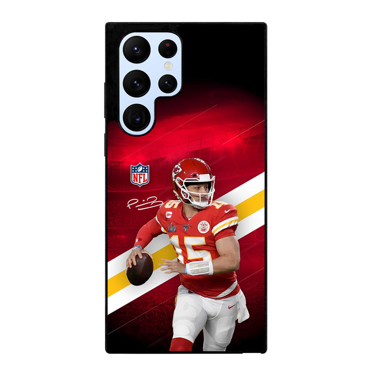PATRICK MAHOMES KANSAS CITY NFL Samsung Galaxy S22 Ultra Case