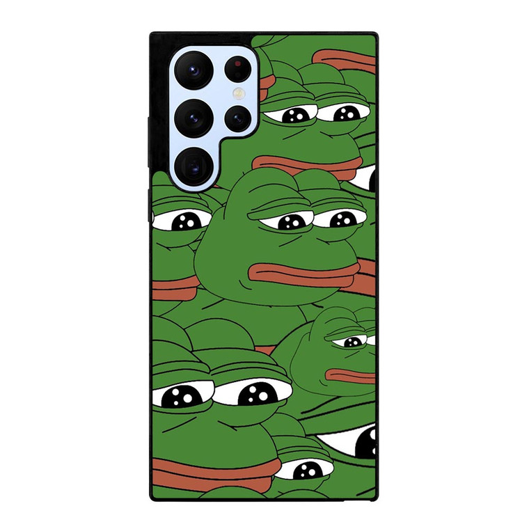 PEPE THE FROG PATTERN Samsung Galaxy S22 Ultra Case