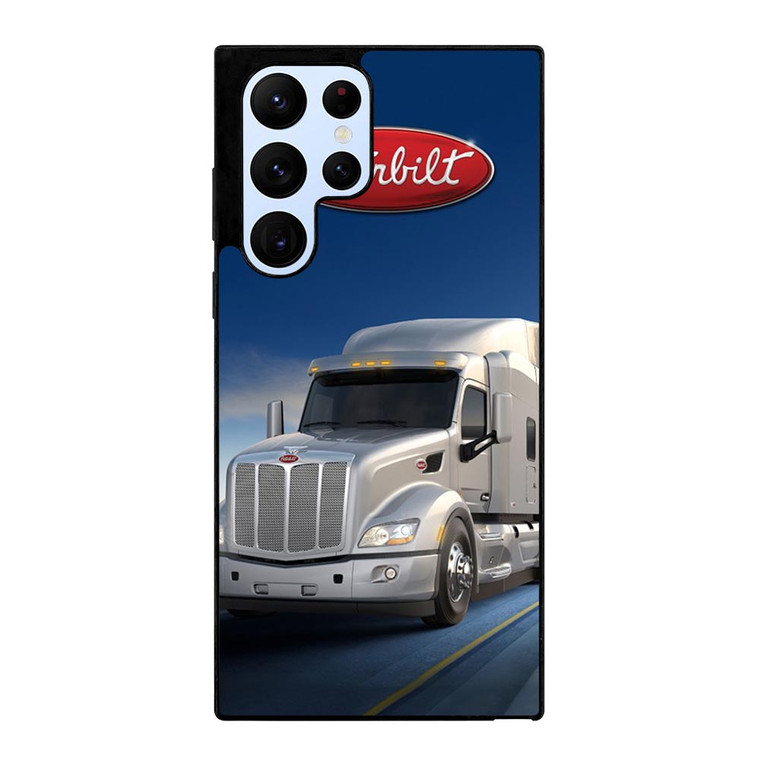 PETERBILT WHITE TRUCK Samsung Galaxy S22 Ultra Case
