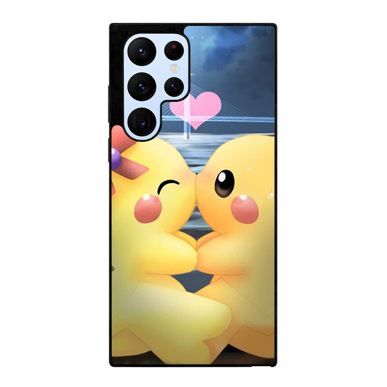 PIKACHU POKEMON IN LOVE Samsung Galaxy S22 Ultra Case