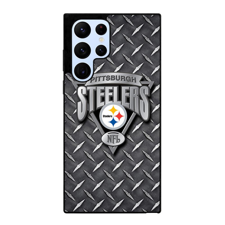 PITTSBURGH STEELERS METAL LOGO Samsung Galaxy S22 Ultra Case