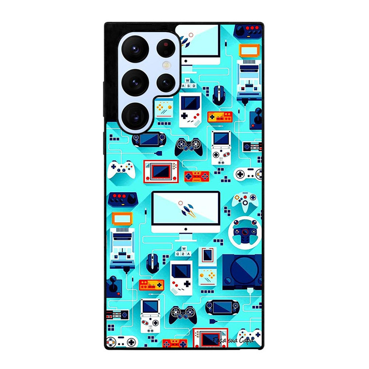 RETRO GAME FAMOUS CONSOL Samsung Galaxy S22 Ultra Case