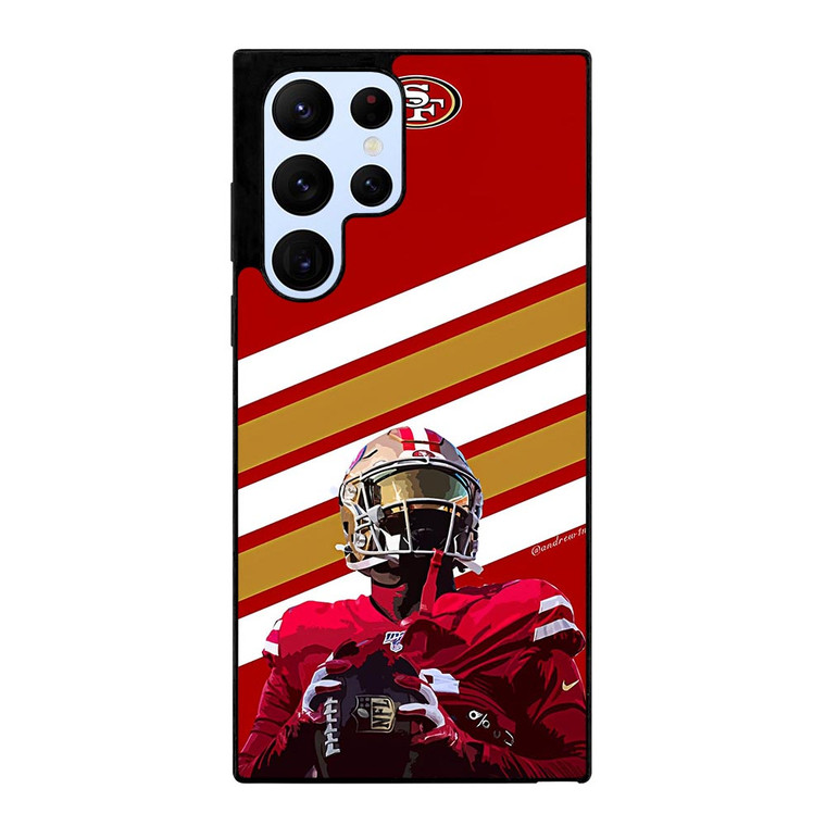 San Francisco 49ers STRIPS NFL Samsung Galaxy S22 Ultra Case