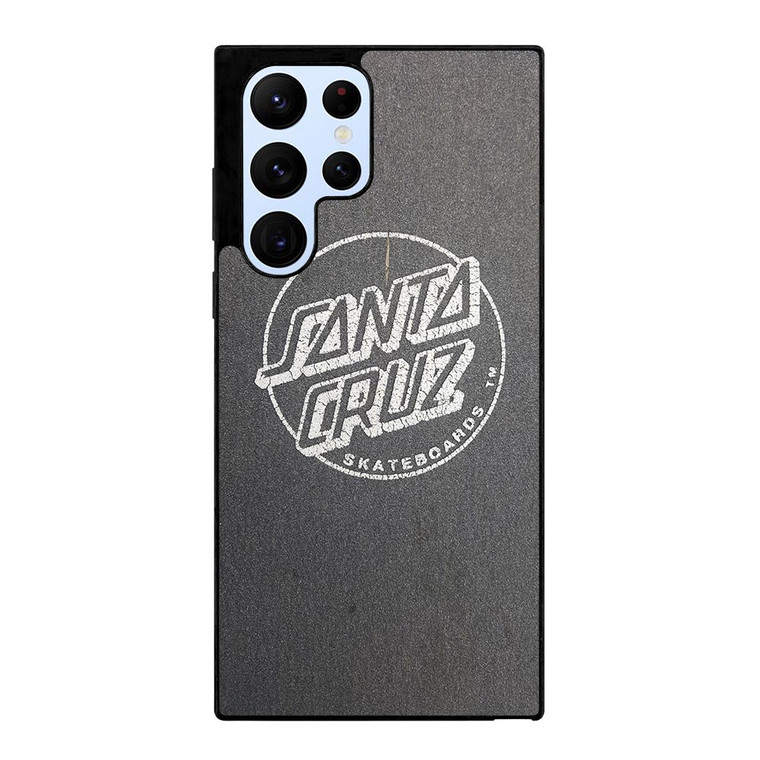 SANTA CRUZ SKATEBOARD LOGO ASPHALT Samsung Galaxy S22 Ultra Case