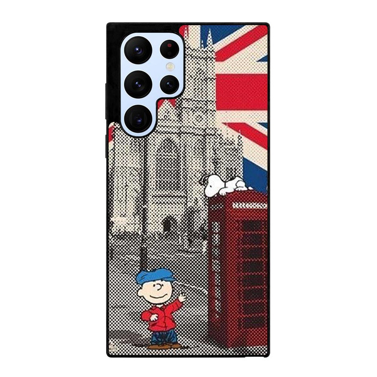 SNOOPY BOX TELEPHONE Samsung Galaxy S22 Ultra Case