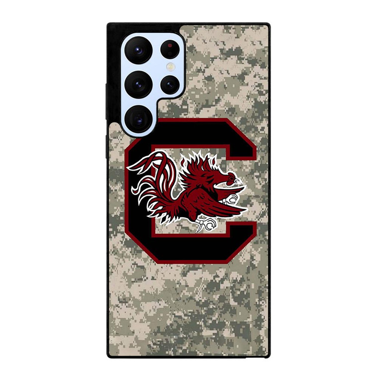 SOUTH CAROLINA GAMECOCKS CAMO LOGO Samsung Galaxy S22 Ultra Case