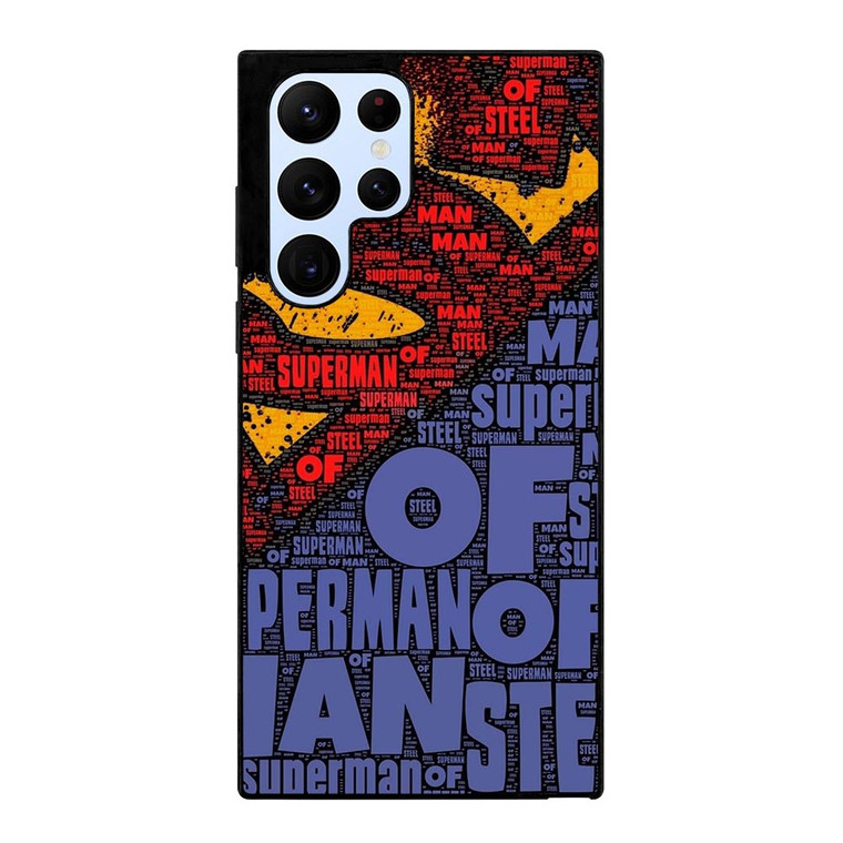 SUPERMAN LOGO ART WALL Samsung Galaxy S22 Ultra Case
