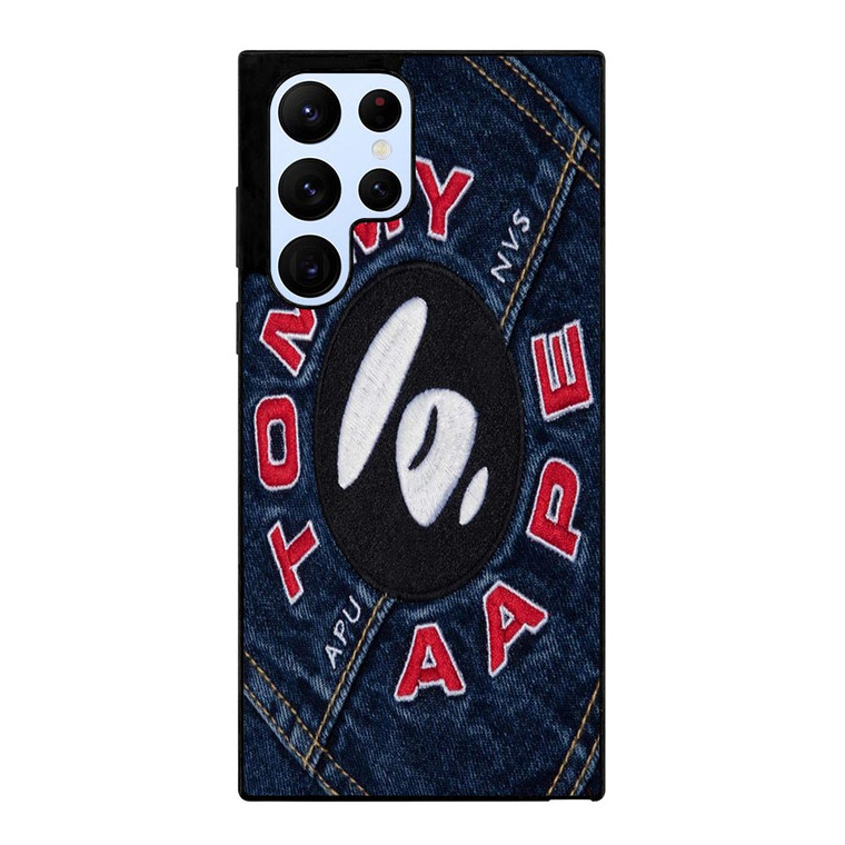 TOMMY HILFIGER A BATHING APE JEANS Samsung Galaxy S22 Ultra Case