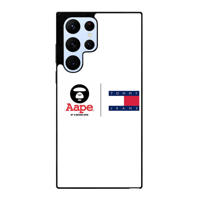 TOMMY HILFIGER A BATHING APE LOGO Samsung Galaxy S22 Ultra Case