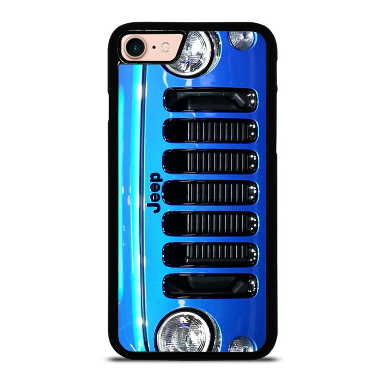 JEEP WRANGLER POLAR FRONT BLUE iPhone 8 Case