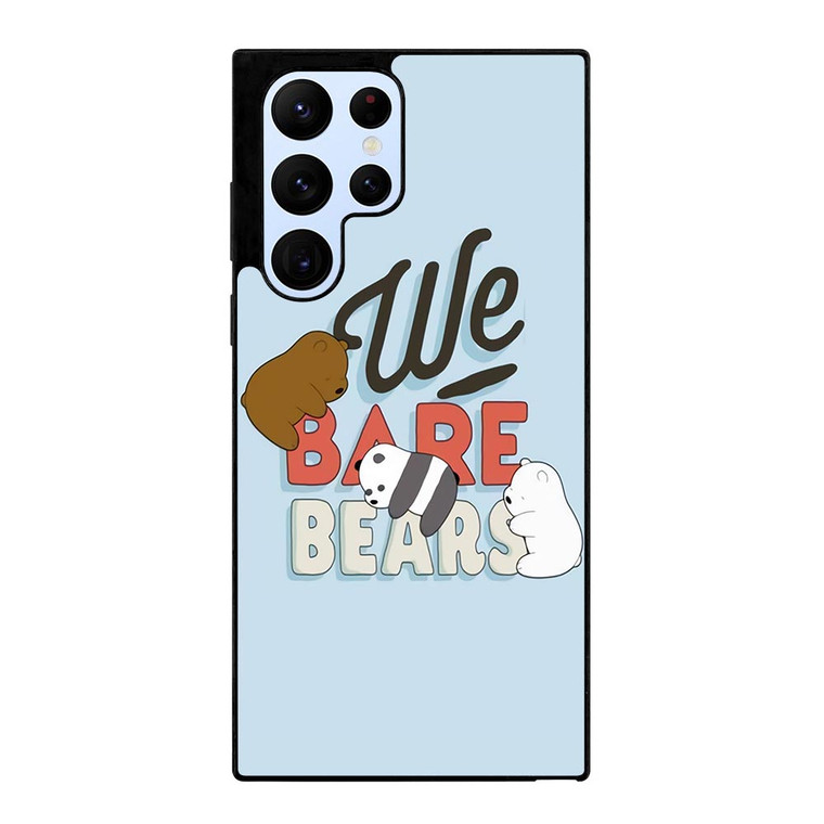 WE BARE BEARS CARTOON LOGO Samsung Galaxy S22 Ultra Case