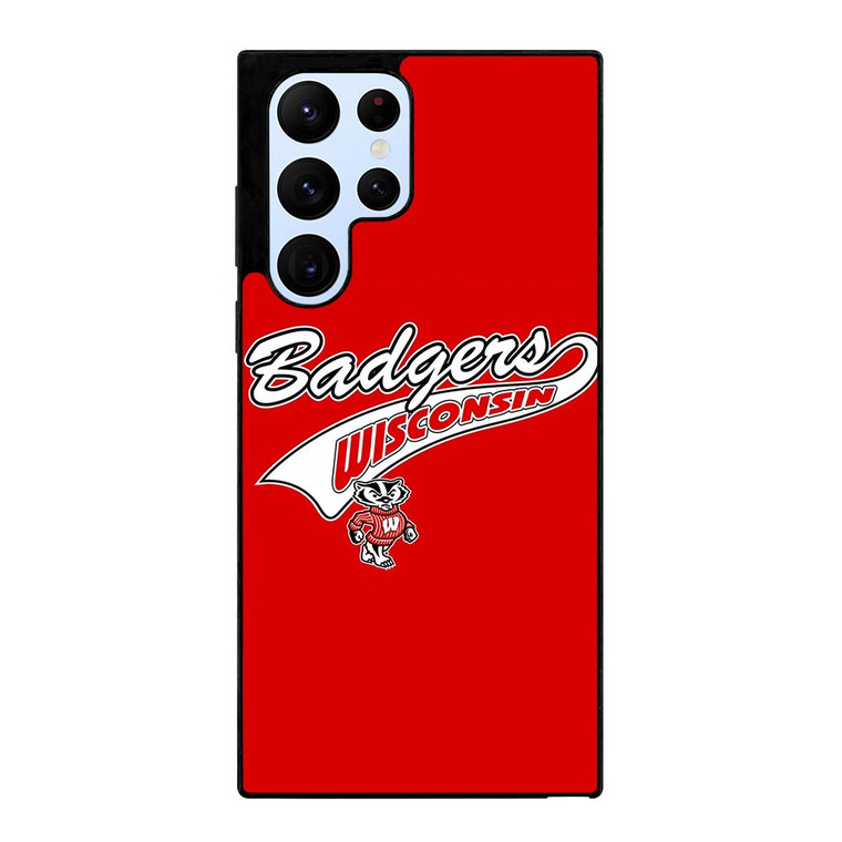 WISCONSIN BADGERS FOOTBALL SYMBOL Samsung Galaxy S22 Ultra Case