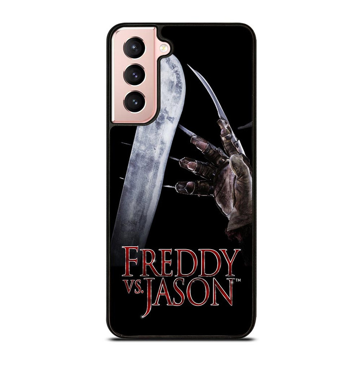 MICHAEL MYERS VS JASON LOGO Samsung Galaxy S21 Case MICHAEL MYERS VS JASON LOGO Samsung Galaxy S21 Case