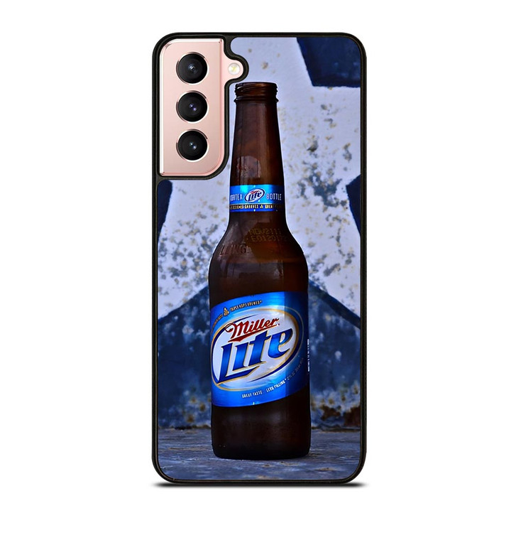 MILLER LITE BOTTLE BEER Samsung Galaxy S21 Case MILLER LITE BOTTLE BEER Samsung Galaxy S21 Case